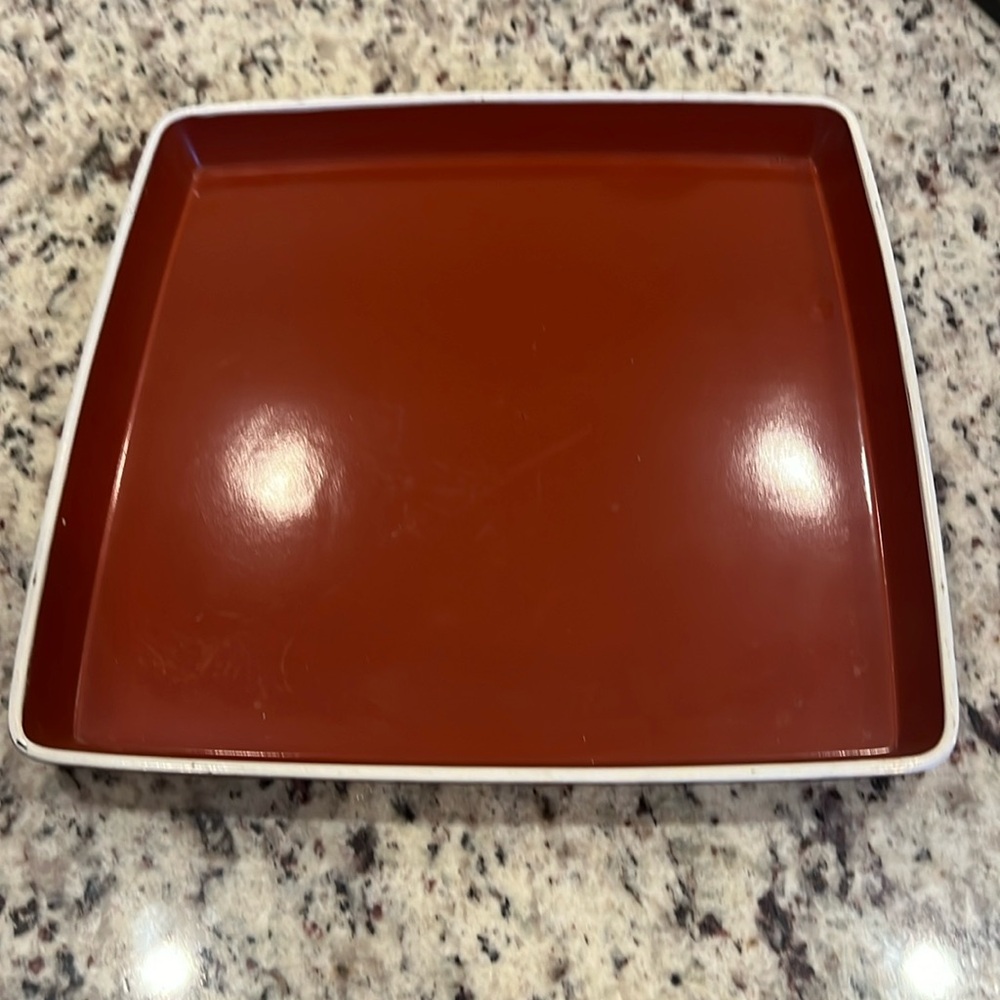 Vintage Japanese lacquer Sushi plastic tray